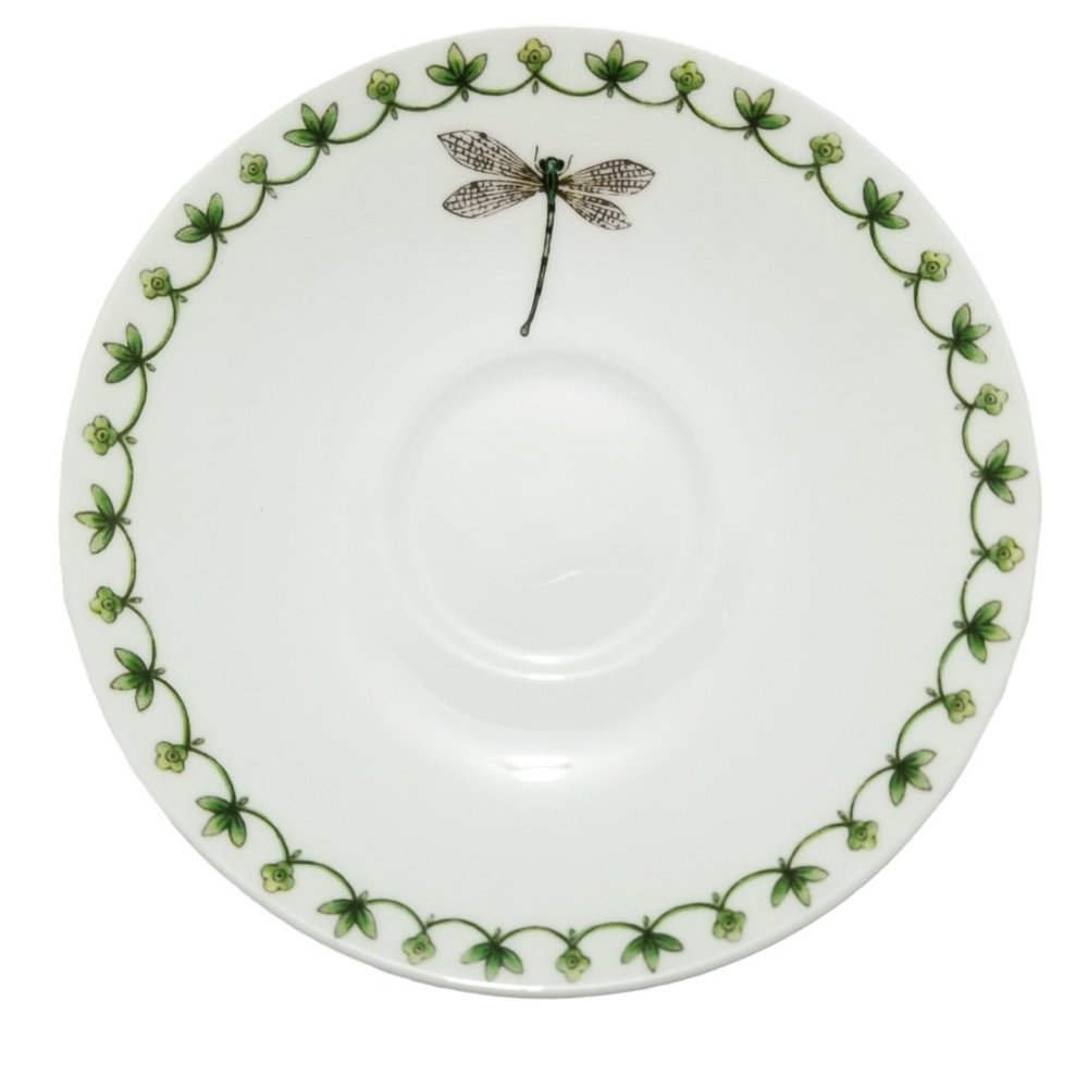 Queen's China Blue Iris Tea Saucer
